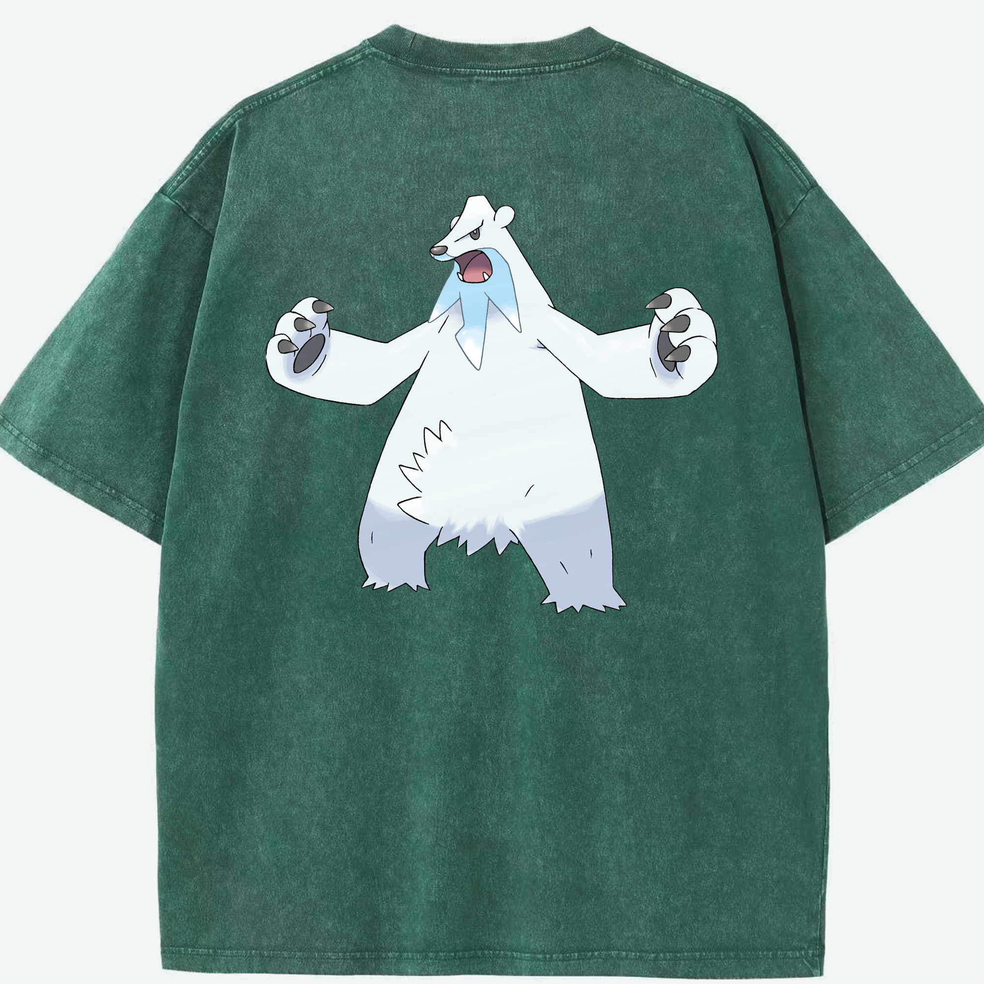 （画像用） ポケットモンスター Pokémon 綿100% ヴィンテージ風 半袖Tシャツ（背面プリント）